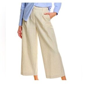 Rag & Bone natural stripe culottes wide legs cropped pants new sz 8